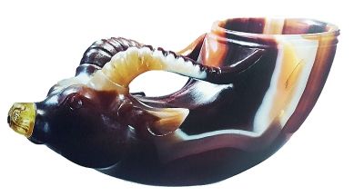 镶金兽首玛瑙杯 企业收藏