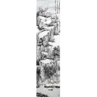 燕山雪霁 名人国画