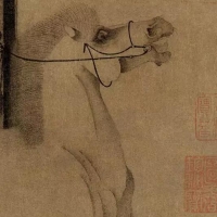 唐代画家韩干的千古名画《照夜白图》