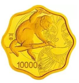 2016 中国丙申（猴）年梅花形纪念金币 1枚金 