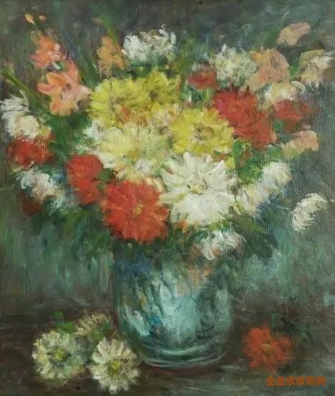 《小菊》 46x36cm 1984年