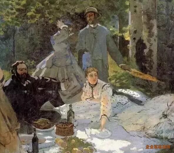 《草地上的午餐》1865年