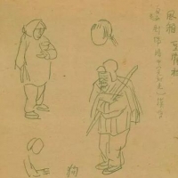 李可染作品欣赏--《白毛女》