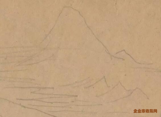 李可染《革命圣地韶山》局部