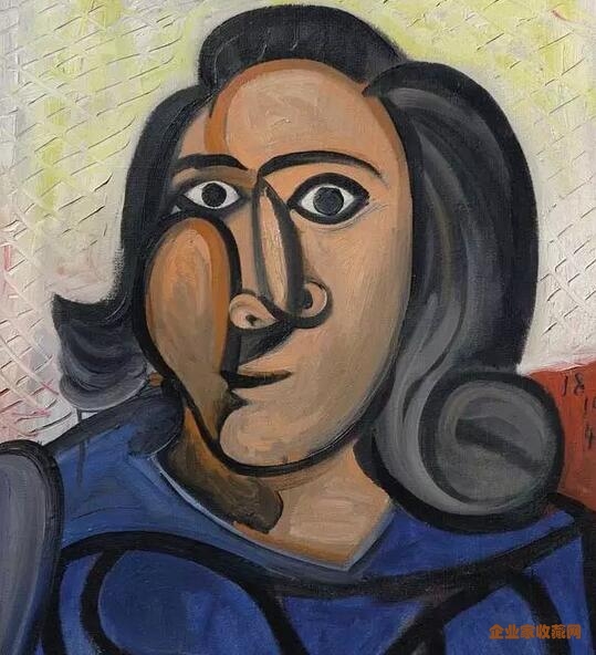 毕加索《女子半身像》
