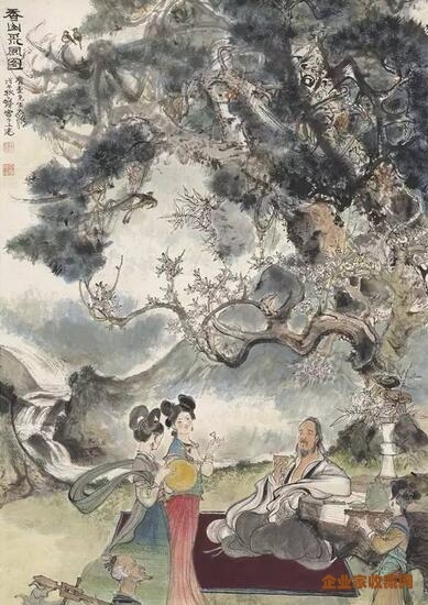 程十髪（1921～2007） 香山采风图 