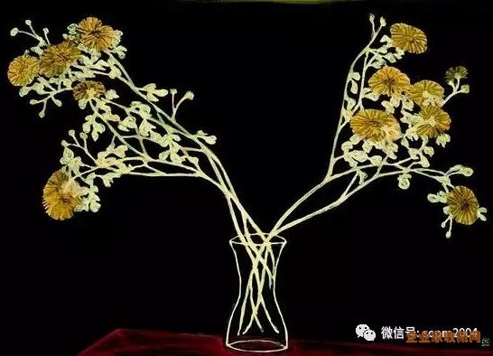 常玉《瓶菊》