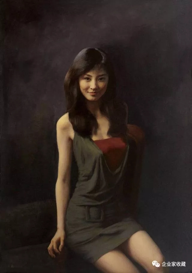 谁说油画里只有外国美女，这油画里中国姑娘，真的好美！